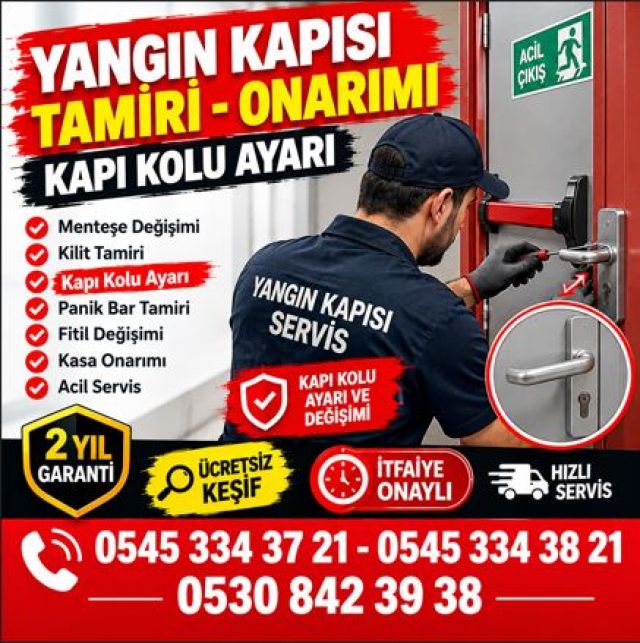 Maltepe Yangın Kapısı Onarım Hizmeti